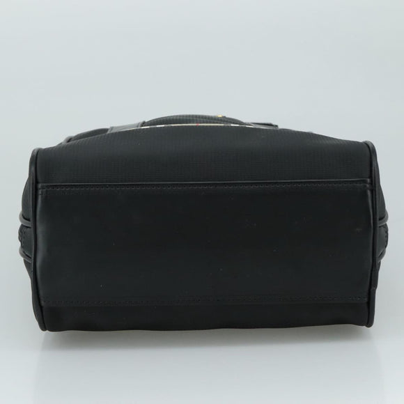 BURBERRY Golf Hand Bag Nylon Black Auth ti2520