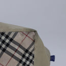 BURBERRY Blue Label Hand Bag Nylon Beige Auth ti2526-14