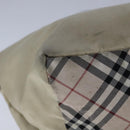 BURBERRY Blue Label Hand Bag Nylon Beige Auth ti2526-15