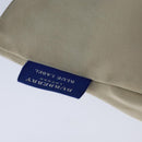 BURBERRY Blue Label Hand Bag Nylon Beige Auth ti2526-10