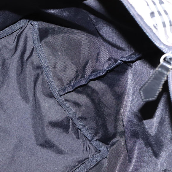 BURBERRY Blue Label Hand Bag Nylon Beige Auth ti2526