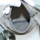 PRADA Shoulder Bag Nylon Gray Silver Auth ti2544-18