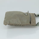 PRADA Shoulder Bag Nylon Gray Silver Auth ti2544-4
