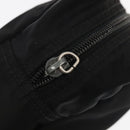 PRADA Pouch Nylon Black Silver Auth ti2545-8