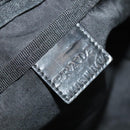 PRADA Pouch Nylon Black Silver Auth ti2545-9