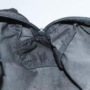 PRADA Pouch Nylon Black Silver Auth ti2545-11