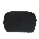 PRADA Pouch Nylon Black Silver Auth ti2545-2
