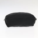 PRADA Pouch Nylon Black Silver Auth ti2545-6
