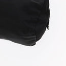 PRADA Pouch Nylon Black Silver Auth ti2545-7
