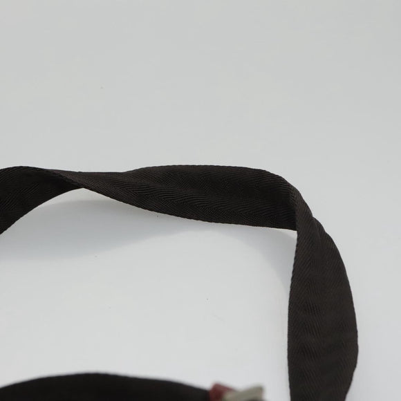 PRADA Shoulder Bag Nylon Red Silver Auth ti2546