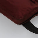 PRADA Shoulder Bag Nylon Red Silver Auth ti2546-16