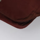 PRADA Shoulder Bag Nylon Red Silver Auth ti2546-18