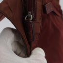 PRADA Shoulder Bag Nylon Red Silver Auth ti2546-10