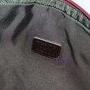 PRADA Shoulder Bag Nylon Red Silver Auth ti2546-21