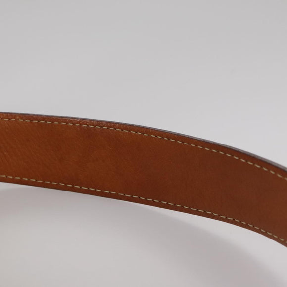 PRADA Shoulder Bag Nylon Leather Beige Brown Silver Auth ti2547