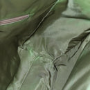 PRADA Hand Bag Nylon Khaki Silver Auth ti2552-19