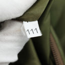 PRADA Hand Bag Nylon Khaki Silver Auth ti2552-12