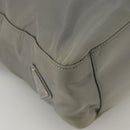PRADA Tote Bag Nylon Gray Auth ti2553-14
