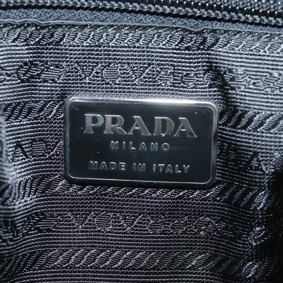 PRADA Tote Bag Nylon Gray Auth ti2553