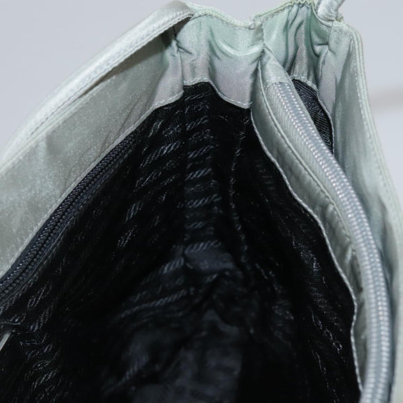 PRADA Tote Bag Nylon Gray Auth ti2553