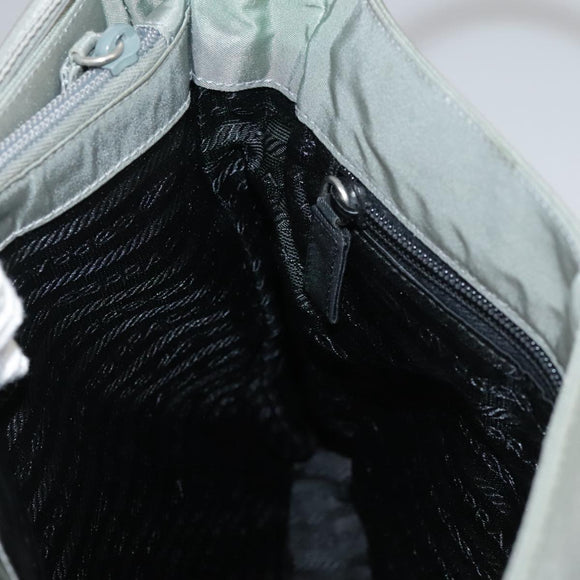 PRADA Tote Bag Nylon Gray Auth ti2553