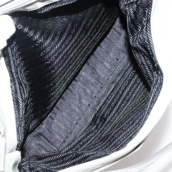PRADA Tote Bag Nylon Gray Auth ti2553