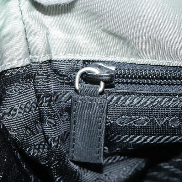 PRADA Tote Bag Nylon Gray Auth ti2553