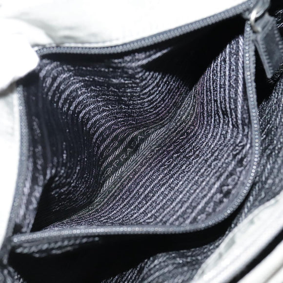 PRADA Tote Bag Nylon Gray Auth ti2553