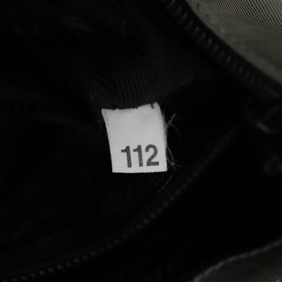 PRADA Tote Bag Nylon Gray Auth ti2553