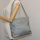 PRADA Tote Bag Nylon Gray Auth ti2553-27