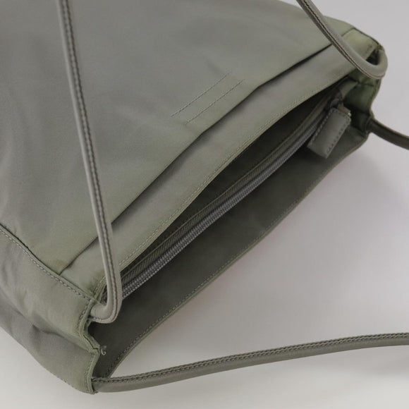 PRADA Tote Bag Nylon Gray Auth ti2553