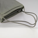 PRADA Tote Bag Nylon Gray Auth ti2553-7