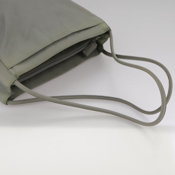 PRADA Tote Bag Nylon Gray Auth ti2553