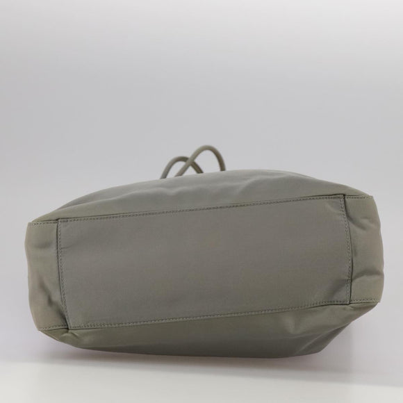 PRADA Tote Bag Nylon Gray Auth ti2553