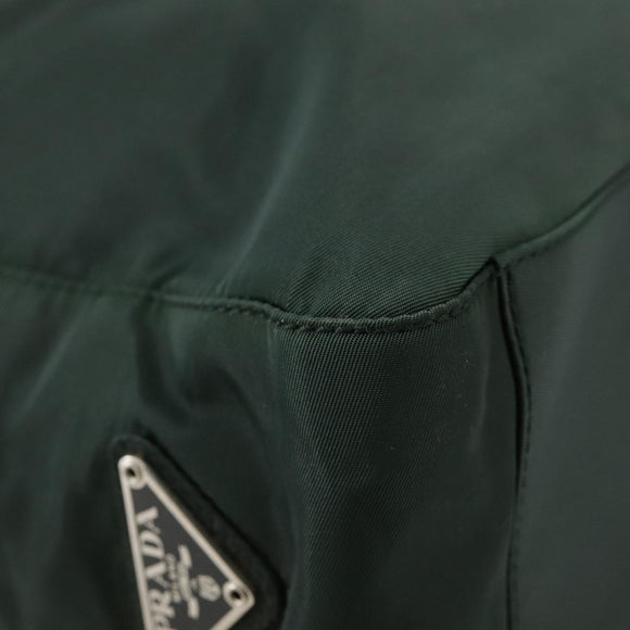 PRADA Tote Bag Nylon Green Auth ti2554