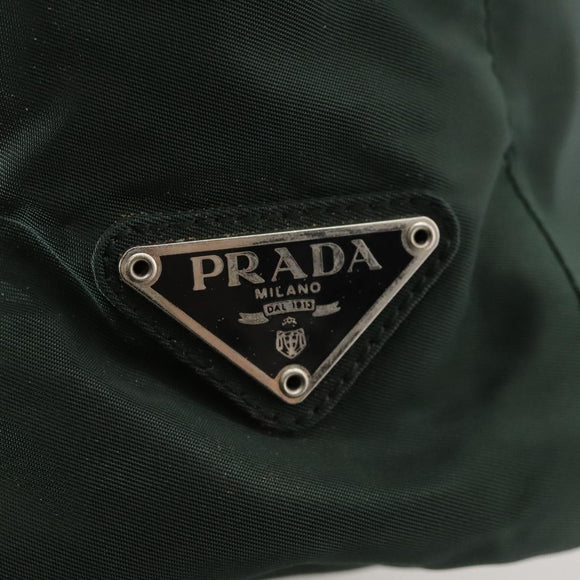 PRADA Tote Bag Nylon Green Auth ti2554