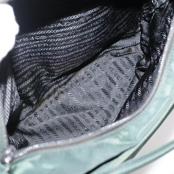 PRADA Tote Bag Nylon Green Auth ti2554