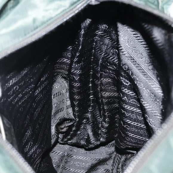 PRADA Tote Bag Nylon Green Auth ti2554