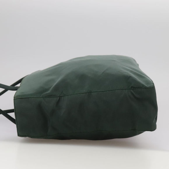 PRADA Tote Bag Nylon Green Auth ti2554