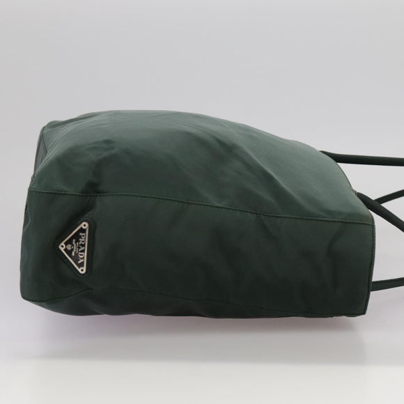 PRADA Tote Bag Nylon Green Auth ti2554