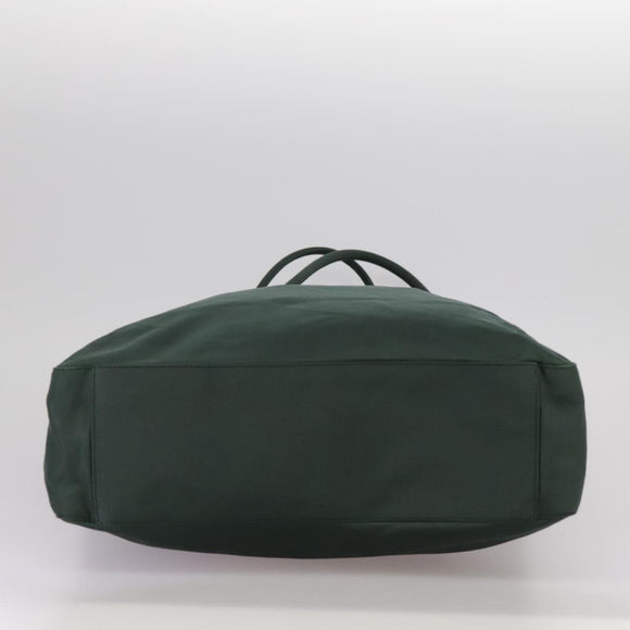 PRADA Tote Bag Nylon Green Auth ti2554