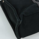 HERMES Fourre Tout PM Tote Bag Canvas Black Gray Auth ti2562-16