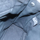 HERMES Fourre Tout PM Tote Bag Canvas Black Gray Auth ti2562-17