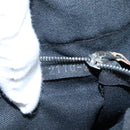 HERMES Fourre Tout PM Tote Bag Canvas Black Gray Auth ti2562-12