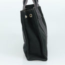 HERMES Fourre Tout PM Tote Bag Canvas Black Gray Auth ti2562-3