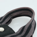HERMES Fourre Tout PM Tote Bag Canvas Black Gray Auth ti2562-8