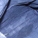 HERMES Fourre Tout Cabas Tote Bag Canvas Navy Khaki Auth ti2566-14