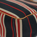 BURBERRY Hand Bag Canvas Leather Navy Silver Auth ti2572-10