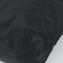 BURBERRY Blue Label Shoulder Bag Nylon Leather 2way Black Auth ti2574-9