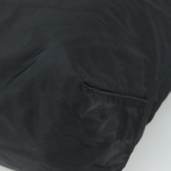 BURBERRY Blue Label Shoulder Bag Nylon Leather 2way Black Auth ti2574